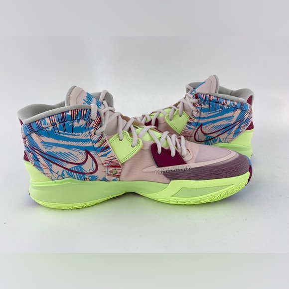Nike Kyrie Infinity 1 World 1 People Men's Basketball Shoes Sneakers Green Pink - Picture 9 of 12